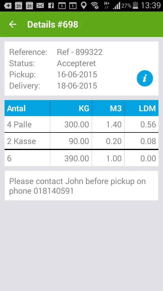 Truckplanner screenshot