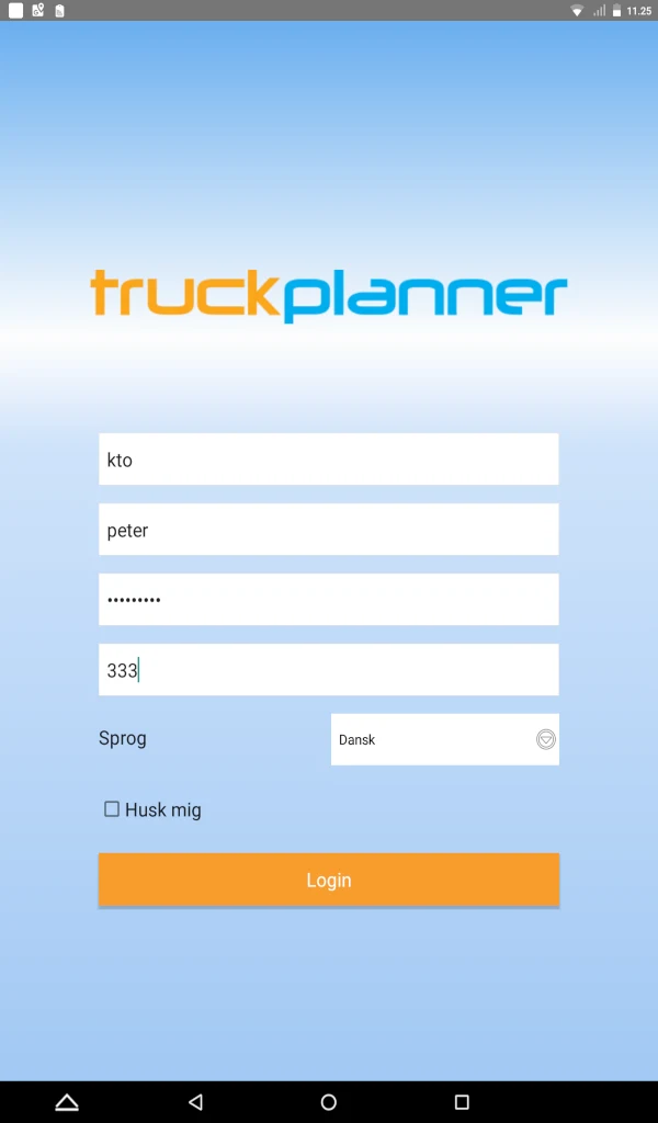 Truckplanner screenshot